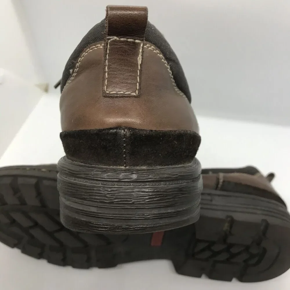 Pikolinos Mens Leather Lace Up Shoes Size EUR 43 US 9.5-10 Brown‎ Casual Dress